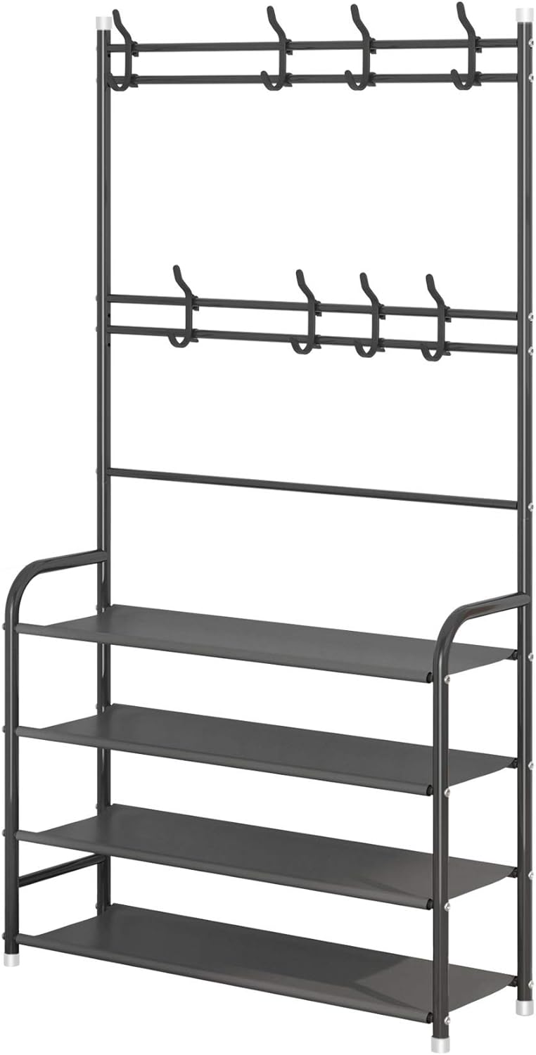 Zapatero Perchero Organizador 4 Niveles