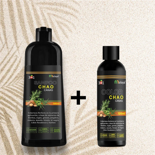SHAMPOO CHAO  CANAS +TRATMIENTO